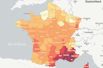Ensoleillement en France